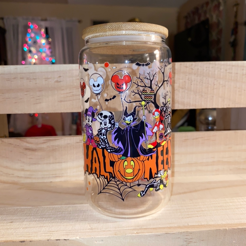 Halloween Mickey & Friends (GLASS CUP)