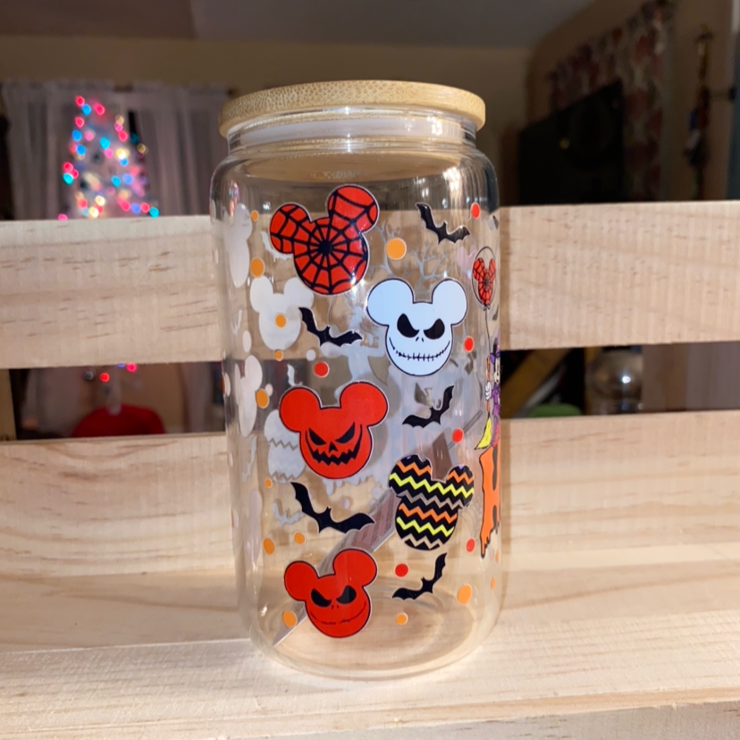 Halloween Mickey & Friends (GLASS CUP)
