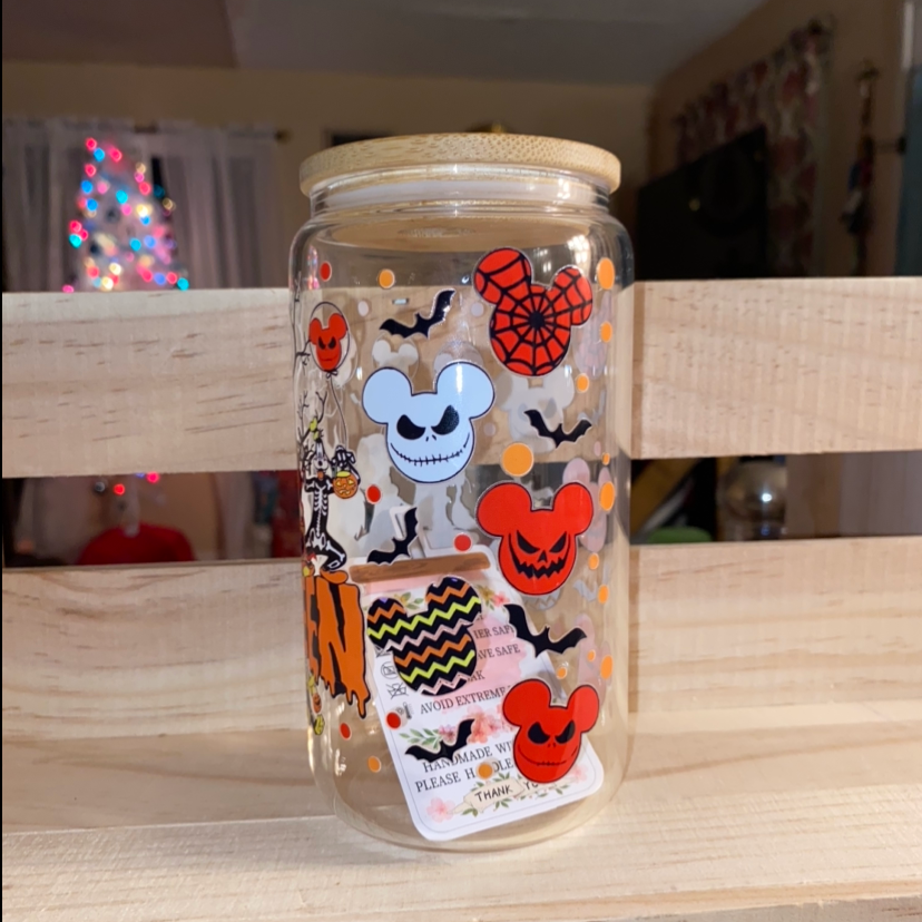 Halloween Mickey & Friends (GLASS CUP)