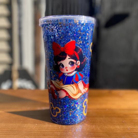 Snow white (pre-made glitter snow glove)