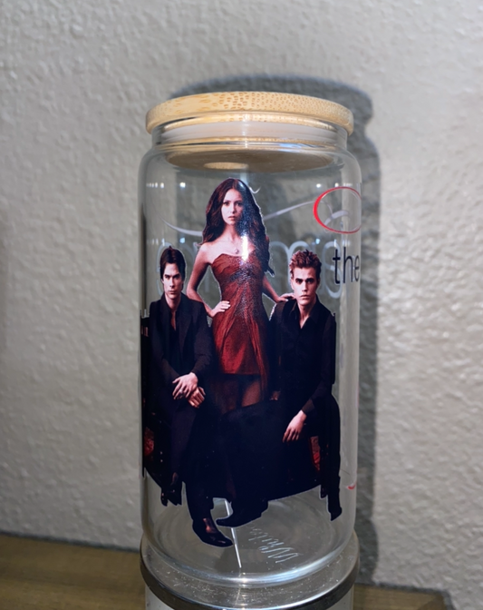 The Vampire Diaries (pre-made glass cups)